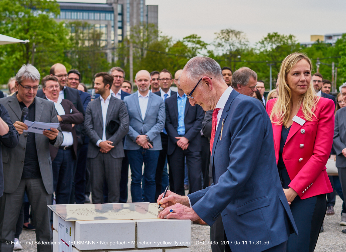 11. Mai 2017 - Grundsteinlegung für die LOGE und dem Kulturquadrat in Neuperlach
